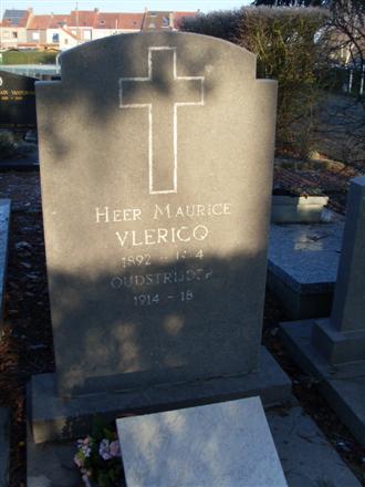 Maurice Vlericq overleden op 8 april 1974 Oud-strijder – Vuurkruiser 1914-1918
