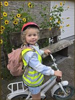 Jasmijn met fiets