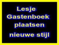 Lesje gastenboek